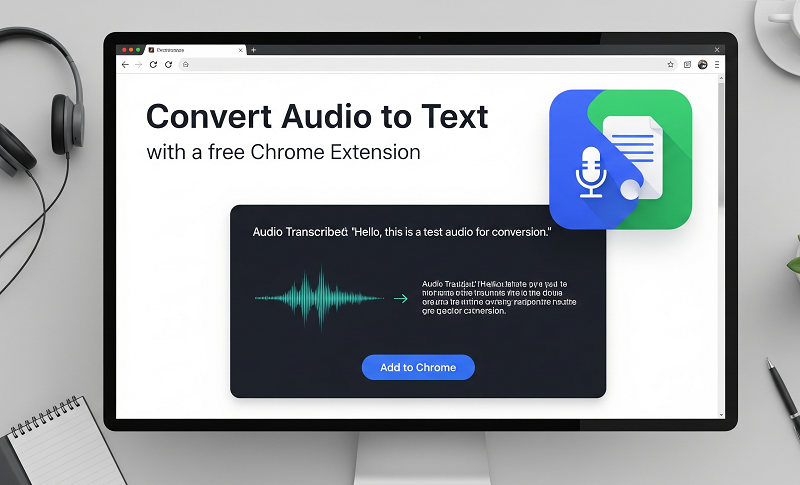 Convert Audio to Text with This Free Chrome Extension